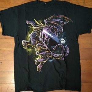 Mens Dragon tee Shirt L
